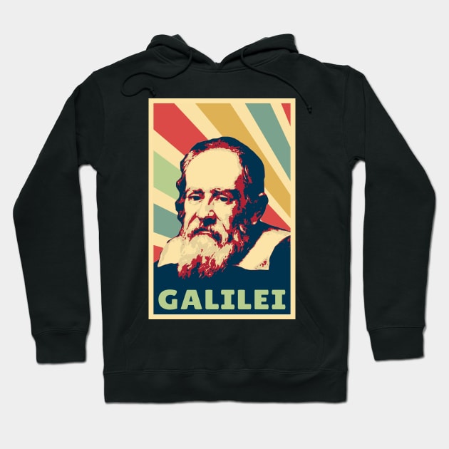 Galileo Galilei Vintage Colors Hoodie by Nerd_art